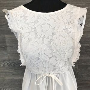 NWOT. Reversible Lace Blouse